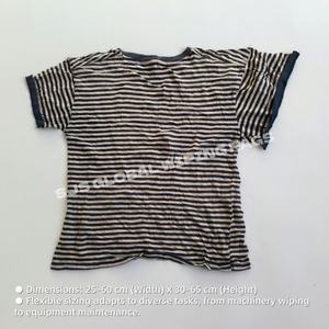 Trapos de camiseta de colores variados, 100% algodón, trapos industriales, trapos reutilizados para limpieza, trapos cortados en trozos. - Product Image 3