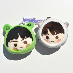 2026 FESTA Tian Zhengguo <span class=keywords><strong>Kim</strong></span> <span class=keywords><strong>Tae</strong></span>-<span class=keywords><strong>hyung</strong></span> V JIMIN Jungkook Llavero Colgante de Peluche Bordado con Cabeza Grande Tipo Dumpling - Product Image 4