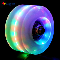 CHAQUE chaussures de patin à roulettes clignotantes roues en polyuréthane 58*32mm pour patins à roulettes Quad 4 roues adulte