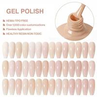 Vernis Gel Personnalisé avec Logo OEM, Fournitures pour Ongles, Marque Privée Salon, Professionnel, 252 Couleurs, Gel UV Toutes Saisons, Vernis Gel Nicole
