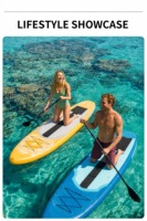Planche de Stand Up Paddle (SUP) gonflable en PVC thermofusible, planche de surf pour eau de mer, kayak flottant, bateau, pour adultes débutants et polyvalents