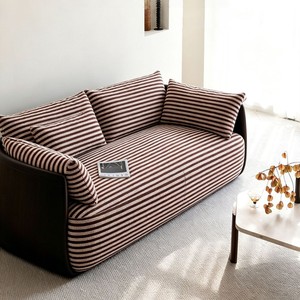 Canapé populaire <span class=keywords><strong>de</strong></span> style mi-moderne en tissu doux pour salon, hôtel, gîte, canapé droit, petit canapé design pour la maison - Product Image 2