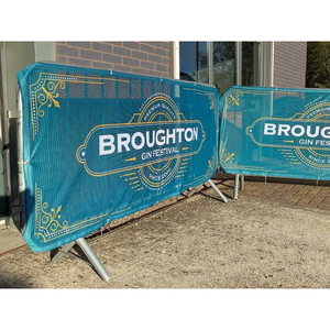 Tissu Barricade Barrière <span class=keywords><strong>Veste</strong></span> Couvre Événement Marque Grand Format Bannières Concert Contrôle Foule Barrière Couverture - Product Image 6