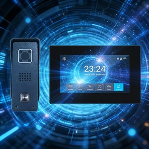 Campanello Video con Visione Notturna, Impermeabile con Copertura Antipioggia, Citofono per <span class=keywords><strong>Casa</strong></span> Sicura - Product Image 1