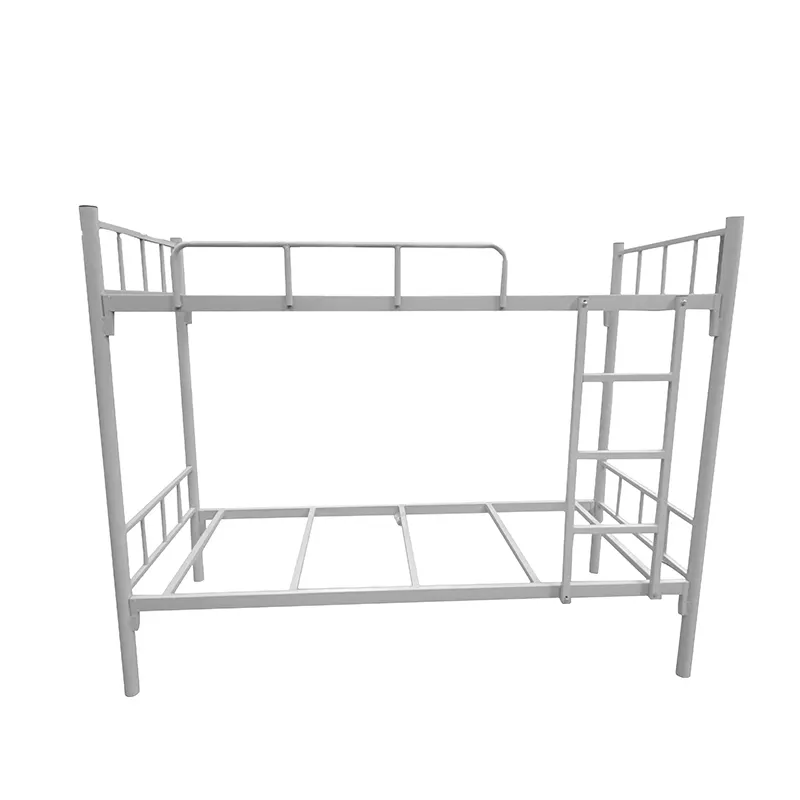 저렴한 현대 홈 가구 학교 기숙사 접이식 이층 침대 어린이 금속 더블 이층 침대 슬라이드 성인