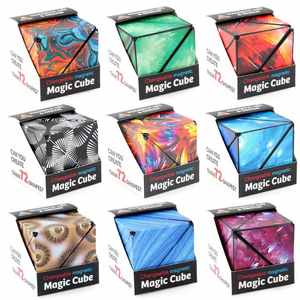 Cube magnétique en forme de Fidget, jouet, jeu infini, Puzzle en mouvement, terre Rare, aimant, Cube magique 3d, nouvelle collection 2023 - Product Image 3