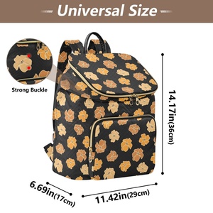 Large Capacity Women <b>Rucksacks</b> Polyester Anti-Theft Girls School Bag Carry on Gym Outdoor Hawaiian Backpack with Luggage Belt - Product Image 3