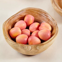 Moderne houten fruitschaal, dienblad voor huishoudelijk gebruik, houten dienblad voor snacks, fruit, gebak, luxe premium houten serveerschaal voor feestjes