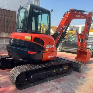 Excavatrice sur chenilles utilisée par U55-4 du Japon KX165-5 petits mini excavateurs compacts - Product Image 1