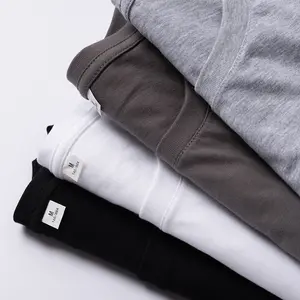 170gsm Premium Mens Cotton Blank Tshirts Wholesale Blank Unisex Printing Custom Logo 100% Cotton T Shirt Plain Men T-shirt