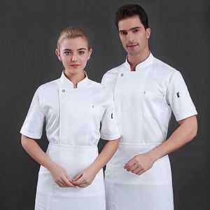 Chaqueta de Chef Personalizable de Manga Larga Transpirable para Restaurante, Uniforme de Cocina, Camisa Unisex al por Mayor - Product Image 3