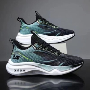 Nouvelles baskets décontractées pour <span class=keywords><strong>hommes</strong></span> en maille tissée respirante, confortables, à semelle souple et légère avec semelle intérieure en PVC, style sport et course - Product Image 2