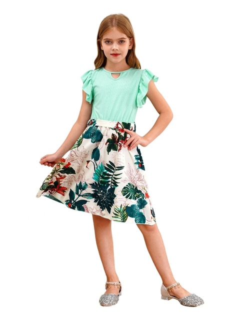 cute casual dresses for 12 year olds Pounoo New Girls Dresses 10-12 Cute Solid Short Sleeve Casual Dresses Round Neck Long Dress With Pocket Skin-Friendly Dresses For Kids Girls