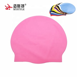 Casquette de bain professionnelle en silicone, chapeau de natation de couleur unie et vierge, style <span class=keywords><strong>Mystyle</strong></span>, fournisseur en chine, nouvelle collection été - Product Image 2