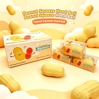 Nouvel Arrivage Tendance Blocs de Construction en Forme d'Arachide Jouet Sensoriel Squishy à Presser Anti-Stress Cadeau de Fête Logo Personnalisé Vente en Gros