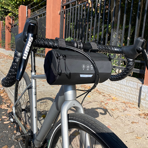 Sacoche de guidon de <span class=keywords><strong>vélo</strong></span> imperméable et réfléchissante, sacoche de tube avant pour VTT et <span class=keywords><strong>vélo</strong></span> de route, accessoires de cyclisme - Product Image 6