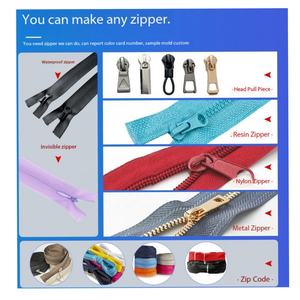 कारखाने की कम कीमत फास्ट डिलीवरी जिपर पर्यावरण के अनुकूल 3 # बहु-रंगीन कस्टम जिपर के लिए बहु-रंगीन कस्टम जिपर - Product Image 4