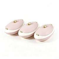 Lot de 3 plats isothermes ovales Jumbo 4L, 5L, 6L avec bouton doré, design empilable, pour maintien au chaud des aliments, idéal pour le Ramadan, l'Aïd, les banquets africains et les fêtes