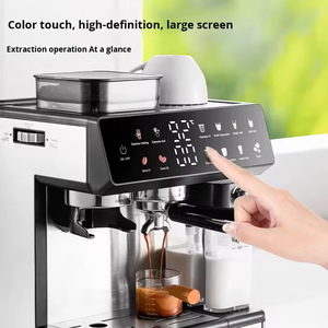 Digital Touch Screen Commercial Home Espresso <b>Coffee</b> Machine with Integrated Grinding Hot & Cold Dual Extraction Milk Frother - Product Image 6