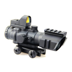 <span class=keywords><strong>4x32</strong></span> Âmbito Prismático com Iluminação Azul Verde Vermelho e Mini Red Dot Visão Scopes & Acessórios - Product Image 6