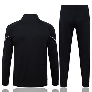 Conjunto Deportivo de Manga Corta con Cremallera Completa para Otoño/Invierno, Ropa Deportiva de Milán 25/26, Uniforme de Competición de Clubes Europeos, Ropa de Fútbol - Product Image 4
