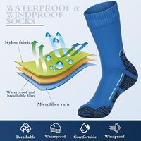 Chaussettes de randonnée professionnelles standard d'automne, respirantes, pour le trekking, avec logo personnalisé, séchage rapide, imperméables