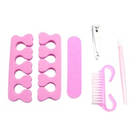 Kit de manucure et de pédicure jetables, ensemble d'ongles professionnels, outils d'art, vente directe d'usine, pour Salon, 5 pièces
