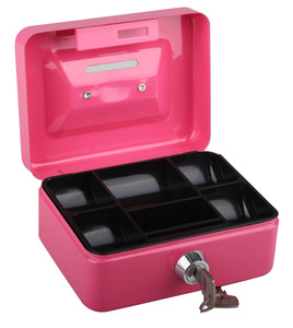 Caja fuerte de acero portátil, bandeja y ranura para dinero, barata y de buena calidad, venta al por mayor - Product Image 6