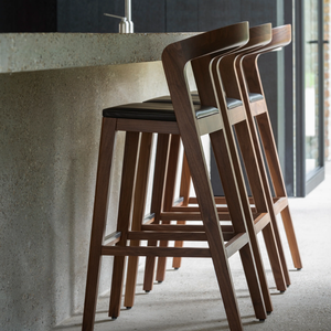 Taburete de <span class=keywords><strong>Bar</strong></span> personalizable, muebles de restaurante, mesa de madera y juegos de sillas, nuevo diseño para hoteles, bares, cafeterías - Product Image 2
