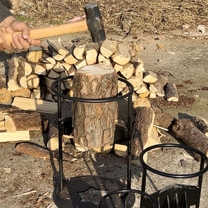 Wountedmatch <span class=keywords><strong>intérieur</strong></span> et extérieur avec marteau fendeur de bûches manuel anticorrosif fendeur de bûches d'allumage nouveau produit Portable - Product Image 1