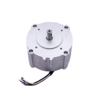 Moteur sans balais 48V DC haute puissance pour vélo électrique, aimant permanent BLDC argenté haute efficacité pour ventilateur et usage nautique