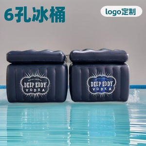 Hielera Inflable Deep Eddy Vodka de PVC, Enfriador de Bebidas Preensamblado para Fiestas - Product Image 3