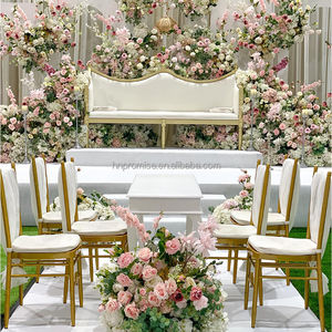 Caminho de Flores Coloridas de Seda Artificial para Decoração de Festas - Product Image 4