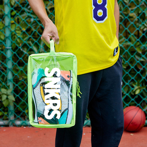 Borsa Portascarpe Riflettente Personalizzata per Sneakers <span class=keywords><strong>da</strong></span> Viaggio con Cerniera per Set di Scarpe - Product Image 4