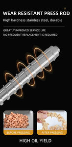 <span class=keywords><strong>Mini</strong></span> máquina de prensa de aceite automática comercial, gran descuento, prensa en frío, extractor de aceite de palma de girasol para industrias de aceite de maní - Product Image 3