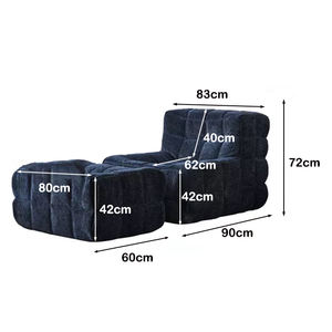 <span class=keywords><strong>Sofa</strong></span> Bean Bag Empuk Custom <span class=keywords><strong>Single</strong></span> <span class=keywords><strong>Lazy</strong></span> Compress, <span class=keywords><strong>Sofa</strong></span> Kulit Kompresi Vakum untuk Ruang Tamu dan Kamar Tidur - Product Image 5