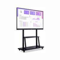 Pizarra Interactiva 4K Ultra HD de 55 Pulgadas, PC Todo en Uno, Tableta para Conferencias, Táctil de 20 Puntos, Intel Core I3/i5/i7 (4ª-13ª Generación)