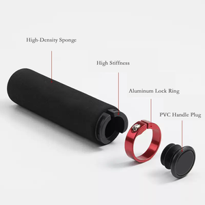 Nhà Máy Nhà cung cấp chấp nhận tùy chỉnh <span class=keywords><strong>NBR</strong></span> New mềm xe đạp tay lái Grips Non-Slip mềm Grips - Product Image 4