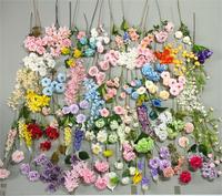 Y-H162 Groothandel Bruiloft Kunstbloemen Kleurrijke Wilde Bloem Zijde Bloemen Kunstbloemen Kunstbloemen Voor Bruiloft Decoratie