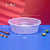 Contenant alimentaire empilable en plastique PP de haute qualité, sans BPA, compatible micro-ondes, grande boîte à lunch, bol à riz, moulé par injection