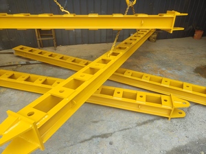 Structure de fixation murale pour grue en acier Q355B, peinture jaune vif antirouille, structure soudée stable pour la construction, directement de l'usine - Product Image 2