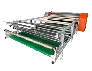 Consegna automatica di etichette Roll To Roll Heat Press controllo della temperatura Transfer Printing Machine Belt