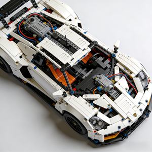 Set di Blocchi di Costruzione Programmabili Personalizzabili Fai-da-Te, Supercar Controllata da App, per Educazione STEM - Product Image 4