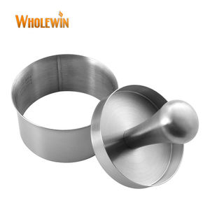 <span class=keywords><strong>Mejor</strong></span> precio Durable Bbq Accesorios Acero inoxidable Hamburguesa Prensa Hamburguesa Smasher Patty Maker - Product Image 4
