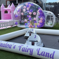 Maison de ballons à bulles gonflables de 3 mètres Maison à bulles gonflable géante Tente à bulles transparente en PVC commerciale pour la location de fêtes