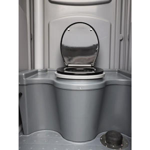 Unité de salle de bain portable d'extérieur en plastique double couche avec <span class=keywords><strong>douche</strong></span> et toilettes, toilettes portables à chasse d'eau, toilettes mobiles - Product Image 2