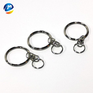 Porte-clés personnalisé <span class=keywords><strong>en</strong></span> <span class=keywords><strong>métal</strong></span> zinc de 32 mm, <span class=keywords><strong>anneau</strong></span> de clé <span class=keywords><strong>en</strong></span> fer avec finition zincée durable - Product Image 5