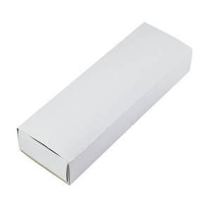 <b>White</b> <b>Cardboard</b> <b>Box</b> For Paper Media Storage Rectangle Shape 12x6x2 Inches - Product Image 2