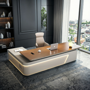 Set di mobili per la casa e ufficio <span class=keywords><strong>Design</strong></span> di lusso Executive scrivania da ufficio mobili e sedia capo ufficio tavolo e sedia moderna - Product Image 1