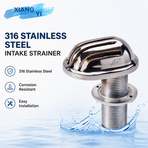 Nouveau filtre d'admission traversant le coque en acier inoxydable poli miroir, matériel marin 3/4'' pour yacht et bateau de pêche TMH Taiwan - Product Image 5